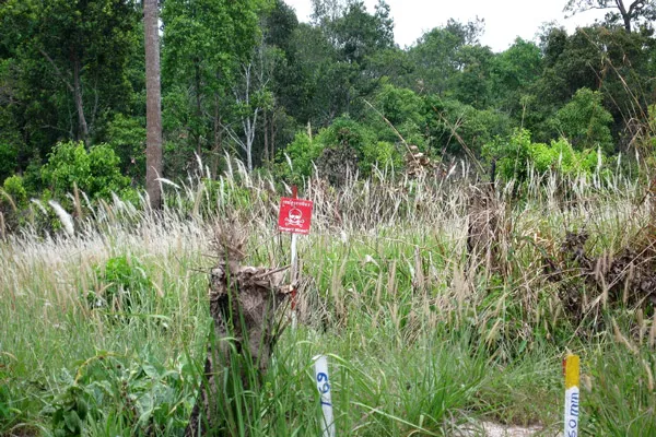 Kambodża | W odległości ok 6 km od miasteczka rozciągają się góry Dângrêk