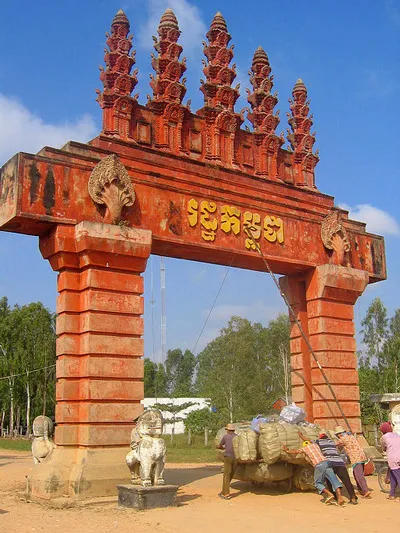 Kambodża | Jedno z przejść granicznych z Wietnamu do Kambodży