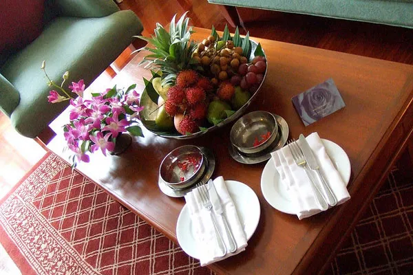 Owocowa przekąska w Sofitel Angkor Phokeethra Golf and Spa Resort