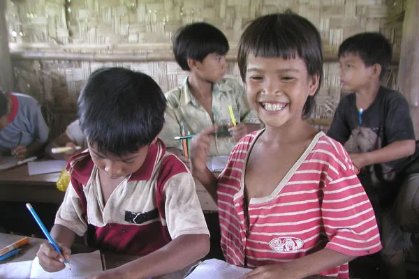 Kambodża | Dzieci w wiejskiej szkole