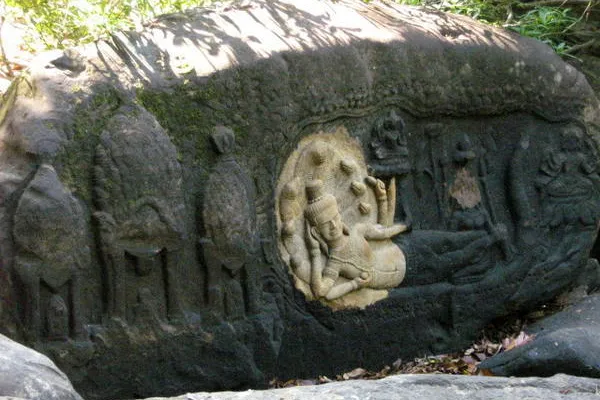 Kambodża | Najpiękniejsza z płaskorzeźb Kbal Spean