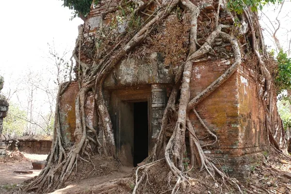 Ruiny Koh Ker wśród zieleni