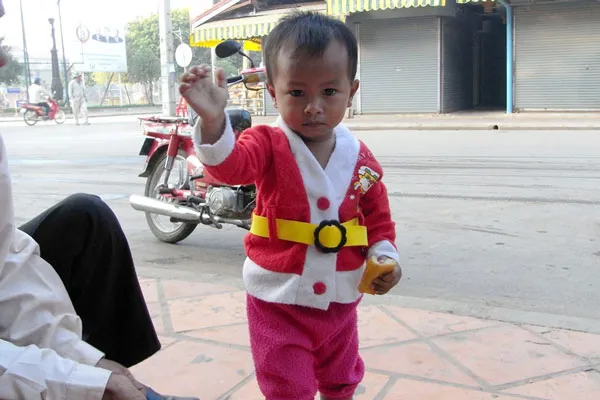 Kambodża | Mały Mikołajek z Siem Reap