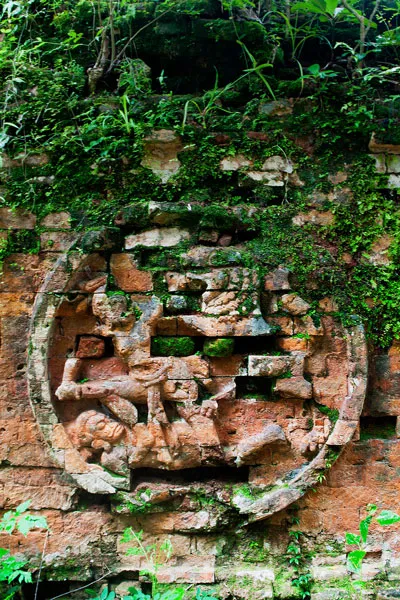 Kambodza | Detale zdobnicze Sambor Prei Kuk