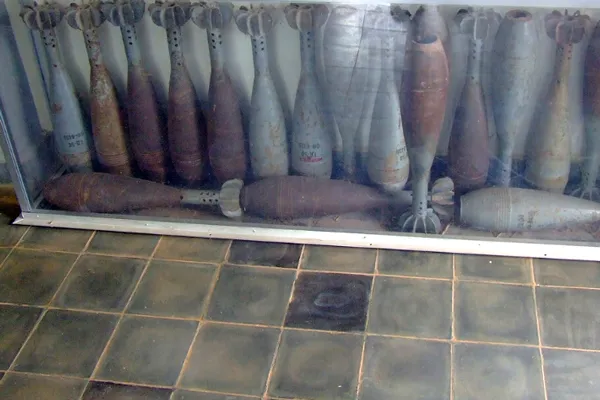 Kambodża | Muzealne eksponaty zgromadzone przez założyciela muzeum Aki Ra