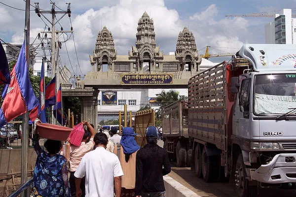 Kambodża | Przejście graniczne między Tajlandią a Kambodżą