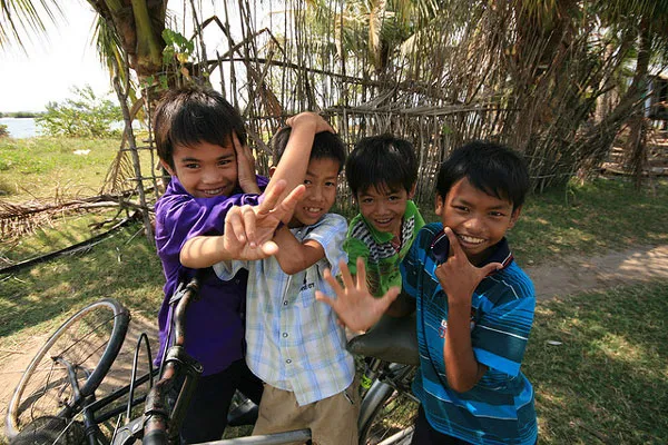 Kambodża | Mali mieszkańcy Kampot